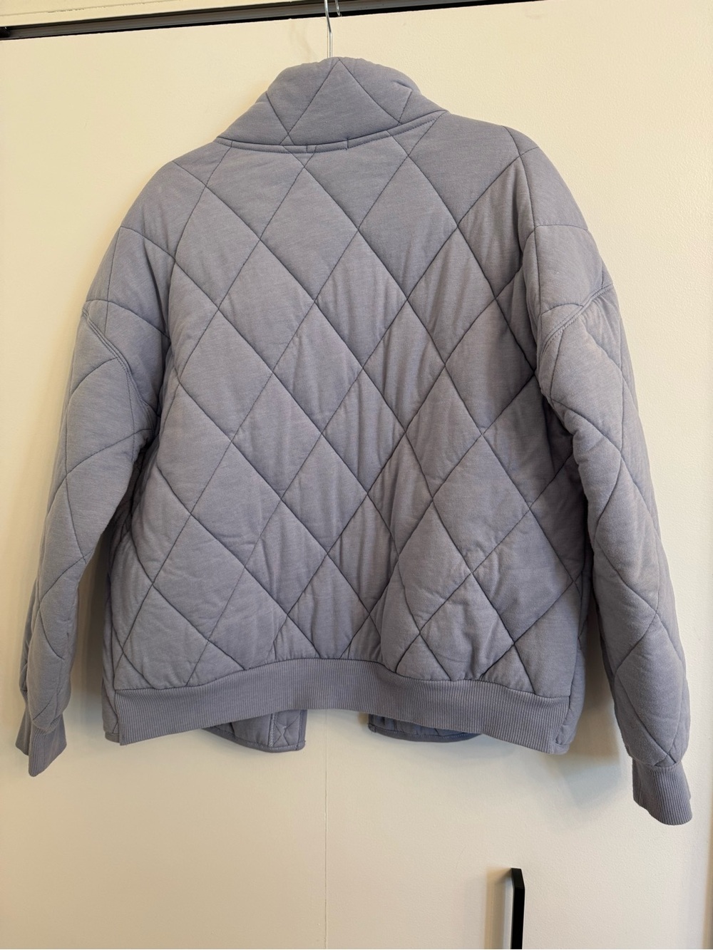 Quilted Light Blue Spring Jacket - Picture 2 of 4
